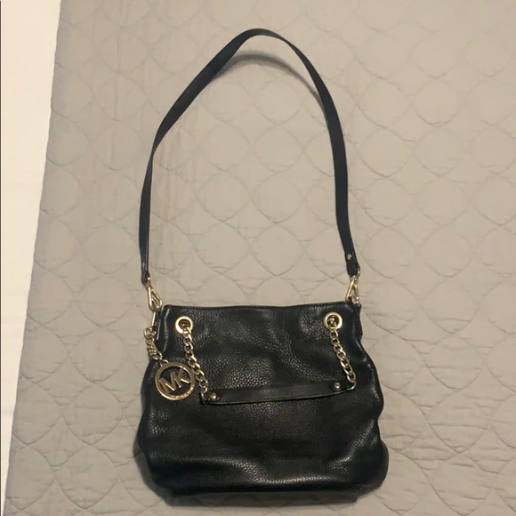 MICHAEL Michael Kors Handbags - Michael Kors Purse Black/Gold